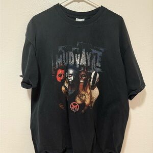 Black Graphic Mudvayne Vintage T-Shirt
